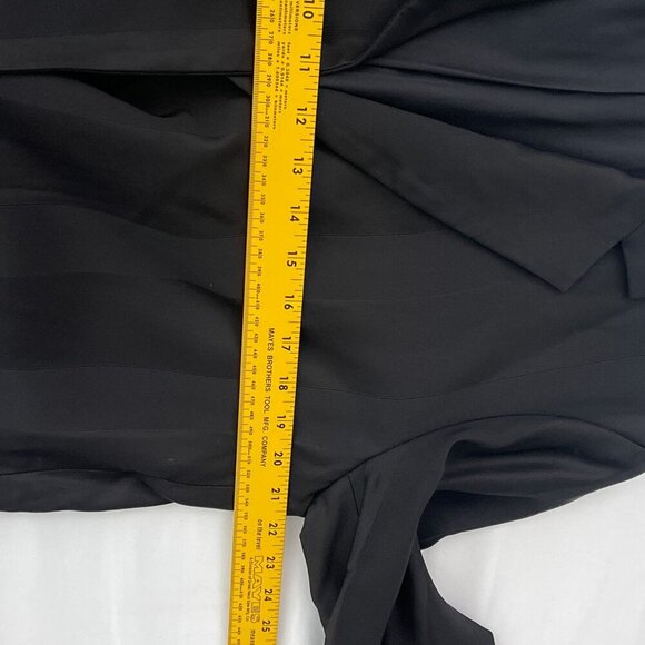 BECK EN Oversized Womens Blazer Jacket Single-Button Lined Long Sleeve Black 10 - Picture 8 of 13